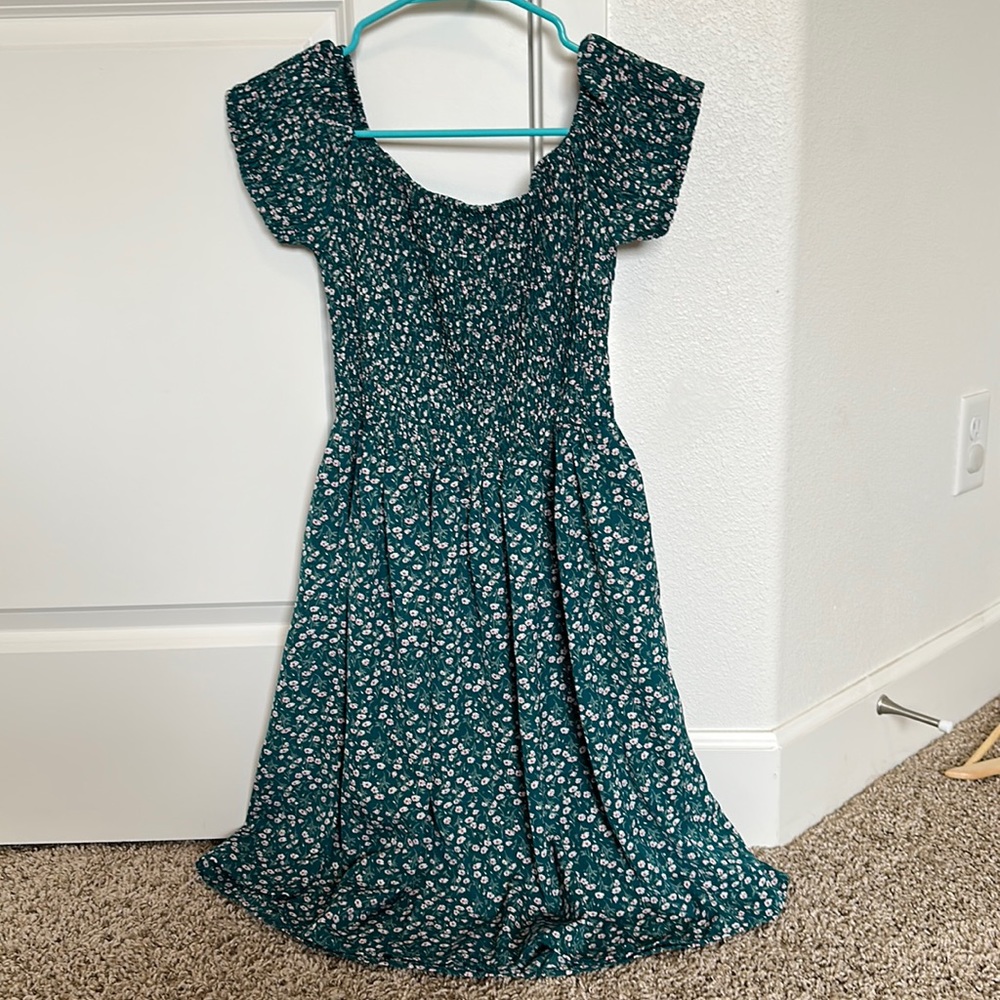 Floral Off-the-Shoulder Dress